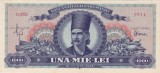 ROMANIA 1000 lei 1948 aUNC