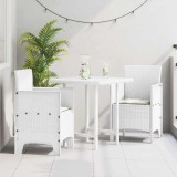VidaXL Scaun pentru Grădină 2 pcs Alb Dimensiune: 53 x 49 x 85 cm PP 847462