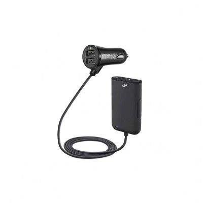 Incarcator auto fata-spate cu cablu 4xusb foto