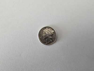 USA Argint One Dime 1944 are 3 gr.Impecabila foto