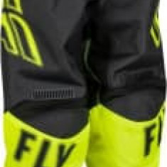 Pantaloni off road FLY RACING YOUTH F-16 culoare negru/fluorescent/galben, mărime 20