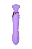 Vibrator Mermaids Extasy FairyGasm, 6 Moduri Vibratii, 6 Moduri Tapare, Silicon, USB, Mov