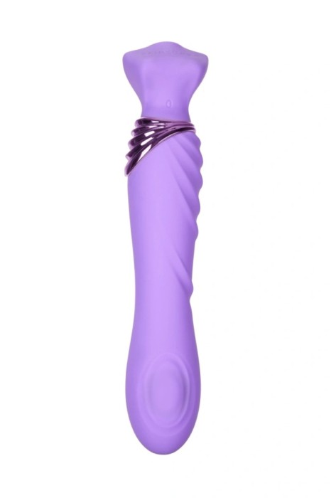 Vibrator Mermaids Extasy FairyGasm, 6 Moduri Vibratii, 6 Moduri Tapare, Silicon, USB, Mov