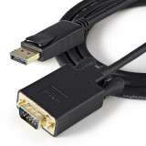 Cablu DisplayPort V1.2 la VGA 5m tata-tata negru CABLU-DP-VGA5, Generic