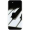 Husa silicon pentru Apple Iphone 5 / 5S / SE, Piano Key Close Up Macro