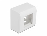Carcasa aplicata pentru module Easy 45 82 x 82 mm Alb, Delock 81332