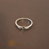 Inel din argint rodiat SIlver Butterfly