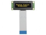 Display OLED alfanumeric 16x2 galben 53x20x7,6mm PIN 16