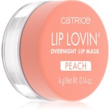Catrice Lip Lovin&#039; mască hidratantă pentru buze pentru noapte culoare 030 Feelin&#039; Peachy 4 g