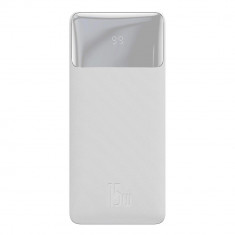 Bipow Powerbank 20000mAh 15W alb + cablu USB - Micro USB 0.25m alb PPBD050102 Baseus