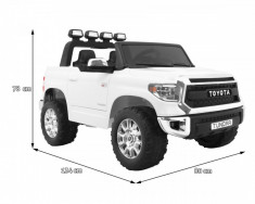 Masinuta electrica Toyota Tundra, alb foto