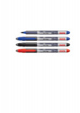 Roller Liquid Ink Diggy 0,5mm Rosu, Set 12, Herlitz