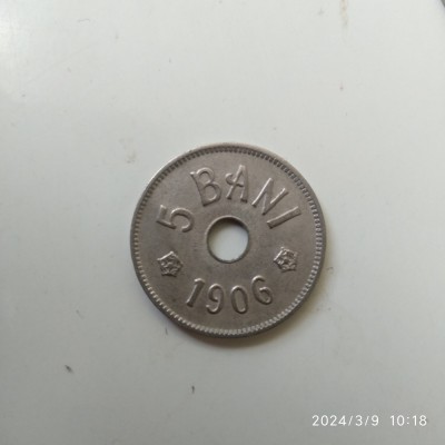 -Y- MONEDA ROMANIA 5 BANI 1906 ( LIT. J ) foto