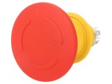 Comutator Siguranță EAO 16mm 2 NC NO Roșu Fără Poz. Stabilă