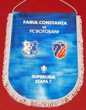 Fanion de protocol-oficial - meci fotbal FARUL CONSTANTA - FC BOTOSANI (sezonul 2026-2027 - etapa 7-a)