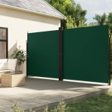 Copertina laterala retractabila, verde &icirc;nchis, 200x600 cm GartenMobel Dekor, vidaXL