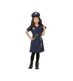Costum Politista Eleganta copii 120/130 (7-8 Ani) rochie accesorii si catuse