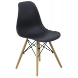 Scaun Bucatarie Ergonomic ABS BUC 232P, Cadru Lemn Fag, 120kg, Albastru/Alb/Negru/Gri/Maro/Crem/Roz/Verde