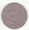 Filipine ( Philippines) 1 piso 1995 -Jose Rizal, primul an de batere., Asia, Cupru-Nichel