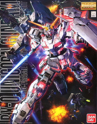 1/100 MG Gundam Unicorn Screen Image foto