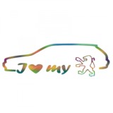 Cumpara ieftin Sticker Peugeot I Love