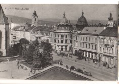 CPIB 22142 - CARTE POSTALA - CLUJ. PIATA LIBERTATII, RPR, 1959