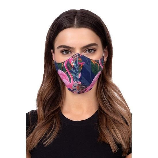 Masca Antipraf cu Membrana - iberry Face Mask Flamingo