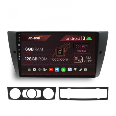 Navigatie BMW Seria 3 E90, E91, E92, Android 13, B-Octacore 6GB RAM + 128GB ROM, 9 Inch - AD-BGB9006+AD-BGRKIT391 foto