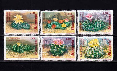 RO 1997 LP 1433 &amp;quot;Cactusi&amp;quot;, serie , MNH foto