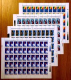 ✅ RO 2003 ,LP 1617 , &quot;Sporturi extreme &quot; , serie in coli de 50 de marci ,MNH, Nestampilat