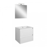 Mobilier complet de baie Porto Prime 60, alb