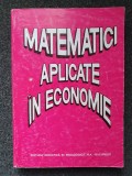 MATEMATICI APLICATE IN ECONOMIE - Popescu