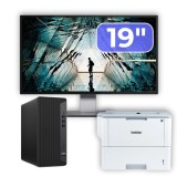 Pachet Calculator Second Hand HP EliteDesk 800 G6 Tower, Intel Core i5-10400F 2.90 - 4.30GHz, 16GB DDR4, Placa Video AMD Radeon R7 430 2GB, 256GB SSD