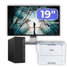 Pachet Calculator Second Hand HP EliteDesk 800 G6 Tower, Intel Core i5-10400F 2.90 - 4.30GHz, 16GB DDR4, Placa Video AMD Radeon R7 430 2GB, 256GB SSD