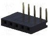 Conector 5 pini, seria {{Serie conector}}, pas pini 2.54mm, CONNFLY - DS1024-1*5R2 foto