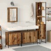 VidaXL Set de mobilier pentru baie 4 pcs Maro 33 x 33 x 185.5 cm 3332595