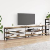 vidaXL Cabinet TV Stejar Artizanal 200 x 30 x 50 cm 881292