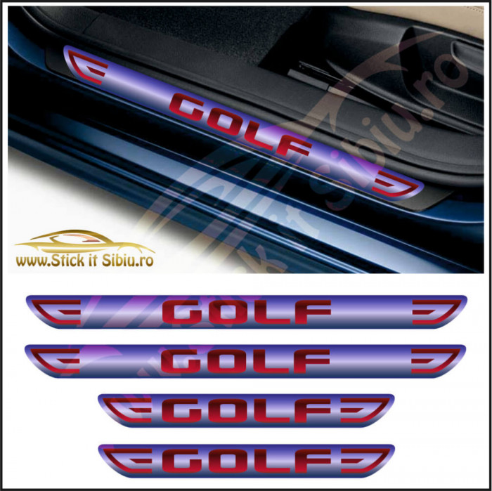 Set Protectie Praguri Volkswagen Golf-Model 4 &ndash; Stickere Auto