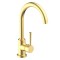 SCH&Uuml;TTE Baterie de bucătărie robinet pipă rotundă CORNWALL, auriu mat 446562