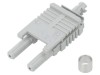 Conector fibră optică mufă duplex pe cablu crimpat