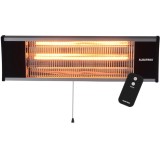 Incalzitor terasa electric, cu fibra de carbon, Albatros RFC-2001AT, 2000 W, 220 V, carcasa din aluminiu, comutator pornit/oprit, protectie IP65, tele