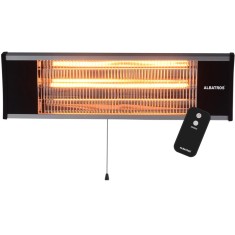 Incalzitor terasa electric, cu fibra de carbon, Albatros RFC-2001AT, 2000 W, 220 V, carcasa din aluminiu, comutator pornit/oprit, protectie IP65, tele