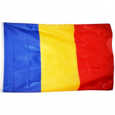 Steag tricolor Romania, dimensiune mare 90x150 cm