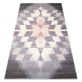 Covor KAKE 25812757 Geometric - Caro, Triunghiurile 3D violet / gri / roz, 120x170 cm
