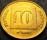 Moneda exotica 10 AGOROT - ISRAEL, anul 1995 *cod 1681 = UNC Monetaria Kongsberg