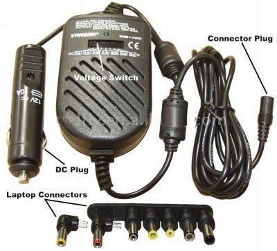 Incarcator ACTIVE Universal, Auto (masina) 12V, 8 conectori inclusi, Tensiune reglabila 12, 15, 16, 18, 19, 20, 22, 24 V foto