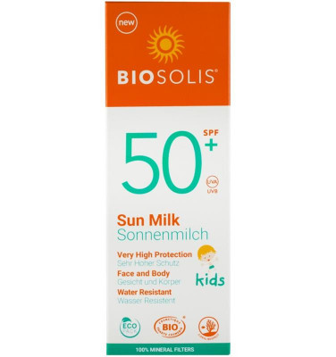 Lapte de Corp cu Protectie Solara pentru Copii SPF 50 100 mililitri BioSolis foto