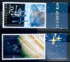 Kazahstan 2003 cosmos, navete spatiale, sateliti, , serie 2v neștampilată, Nestampilat