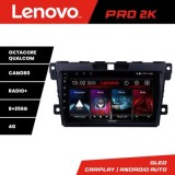 Navigatie Mazda CX-7 2009 Lenovo Kit-097 8 core QLED 2K 8+256 360 Android Waze USB Navigatie Internet Youtube Radio CarStore Technology