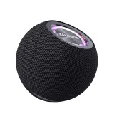 Mini Boxa Portabila Kakusiga KSC-610, Bluetooth 5.0, TWS, Party Light, Negru, Redare Muzica 3 Ore